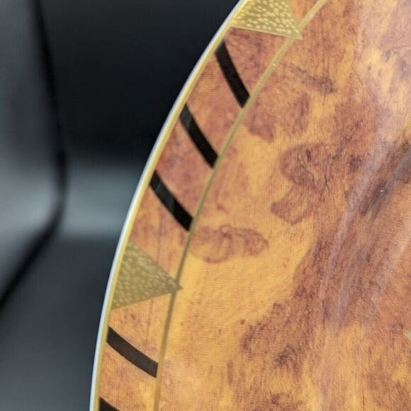 Lynn Chase Plate African Portraits Cheetah Luncheon Dinner 9 Inch Safari 1990s - Picture 8 of 10